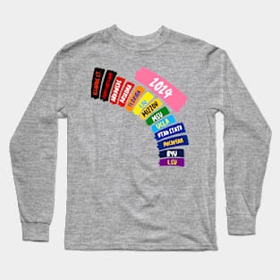 2024 Queer Team Rainbow NCAA Gymnastics Long Sleeve T-Shirt